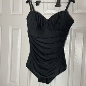 Classy Black One Piece Miraclesuit Size 16